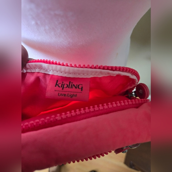 Kipling Crossbody Bag  Coral - Picture 8 of 9